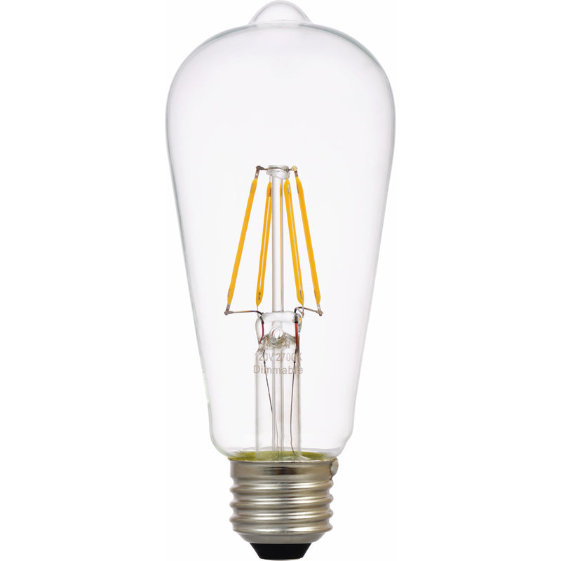 Sylvania Natural ST19 E26 (Medium) LED Bulb Soft White 40 Watt Equivalence 1 pk