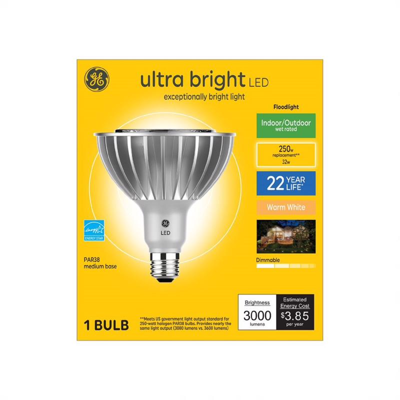 LED PAR38 E26 WW 250W