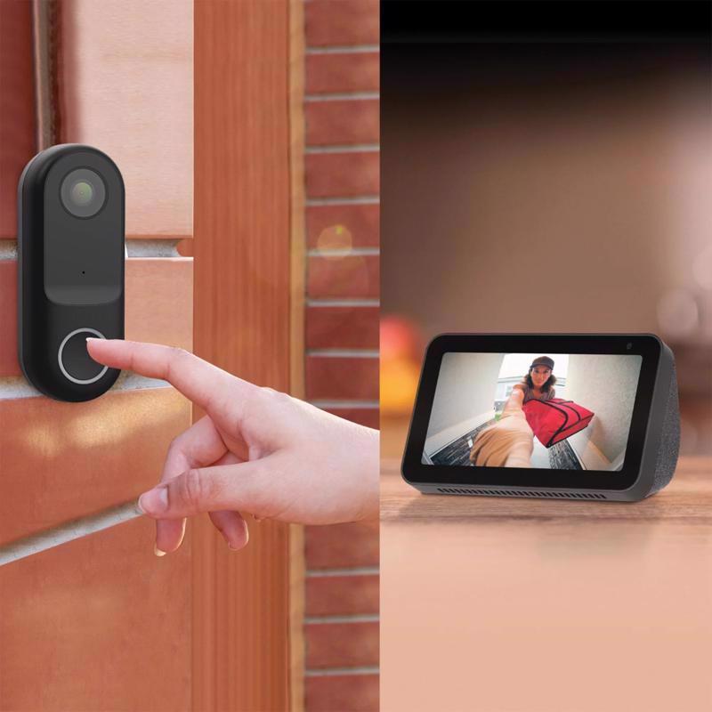 Feit Smart Home Black Plastic Wired Smart-Enabled Video Doorbell