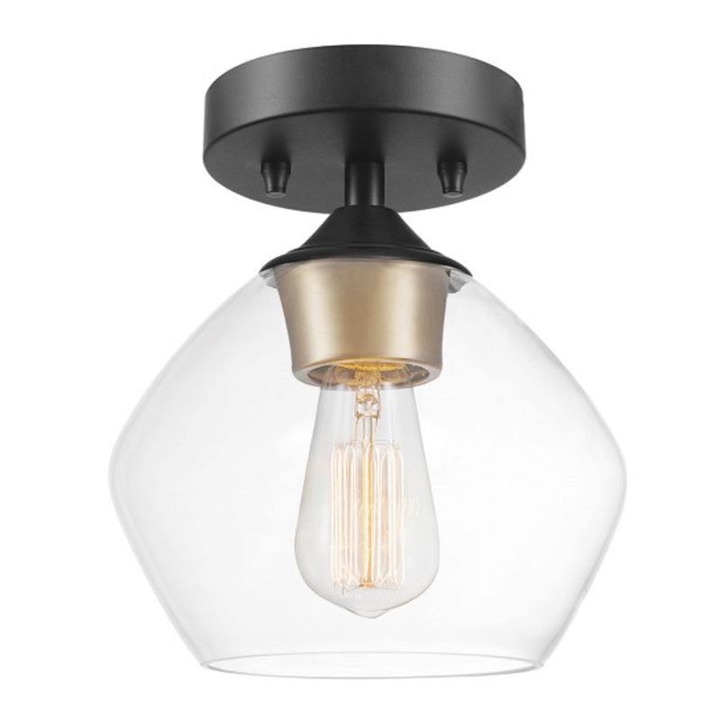 CEILING LT MTBLK 60W 8"L