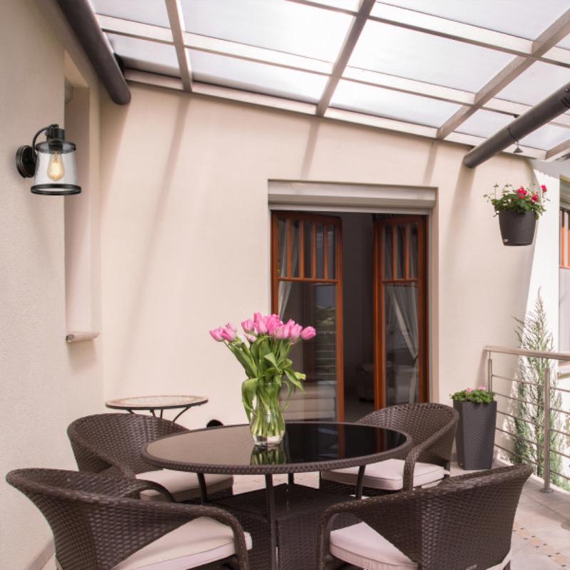 Globe Electric Charlie 1-Light Oil Rubbed Bronze Rustic Wall Sconce