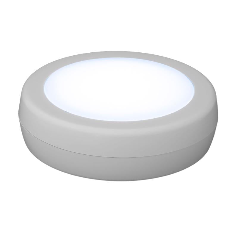 LED PUCK LT ADJ WHITE