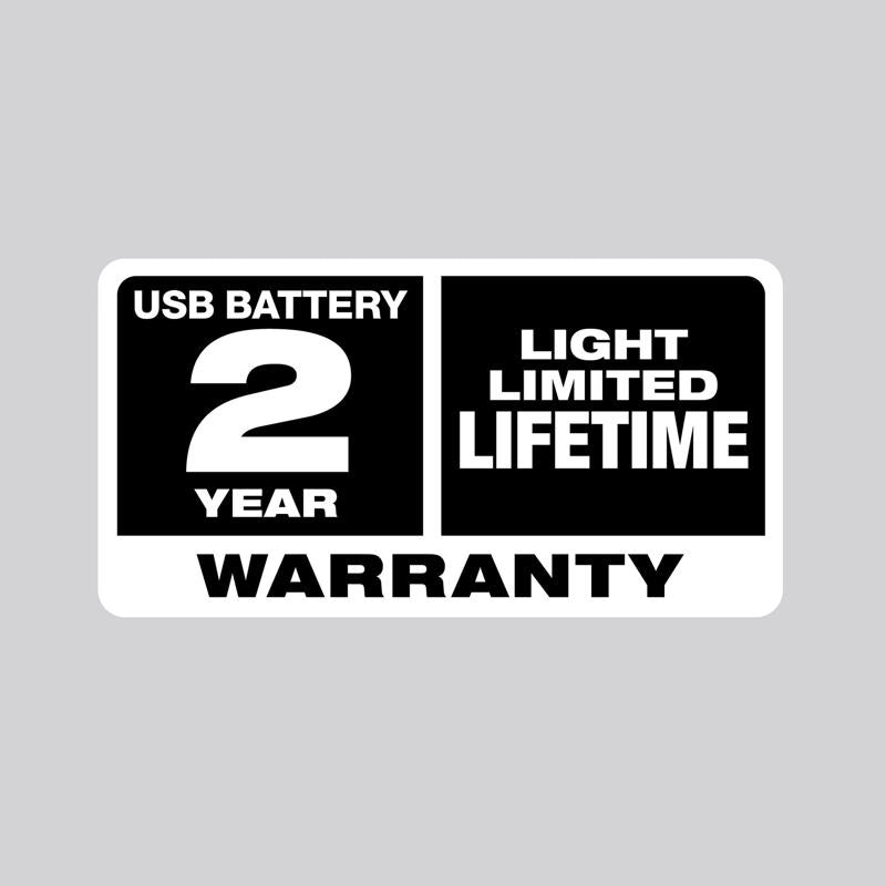 Milwaukee 550 lm Black/Red LED Work Light