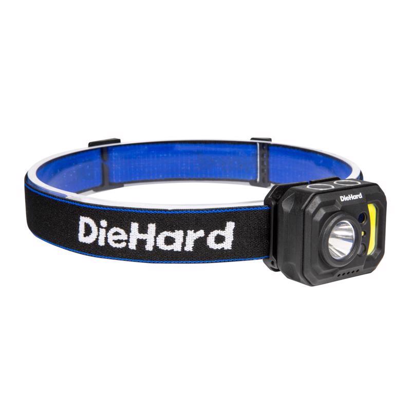 Dorcy DieHard 375 lm Black/Blue LED Tactical Headlamp