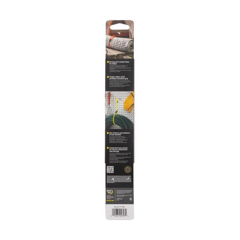 Nite Ize Gear Tie 24 in. L Orange Twist Ties 2 pk