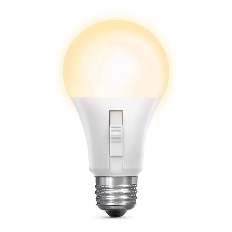 Feit A19 E26 (Medium) LED Dusk to Dawn Bulb Tunable White/Color Changing 60 Watt Equivalence 1 pk