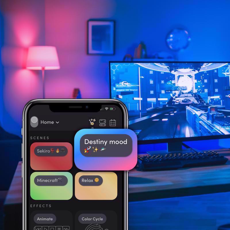 LIFX Smart Home A19 E26 (Medium) Smart-Enabled LED Bulb Color Changing 75 Watt Equivalence 1 pk