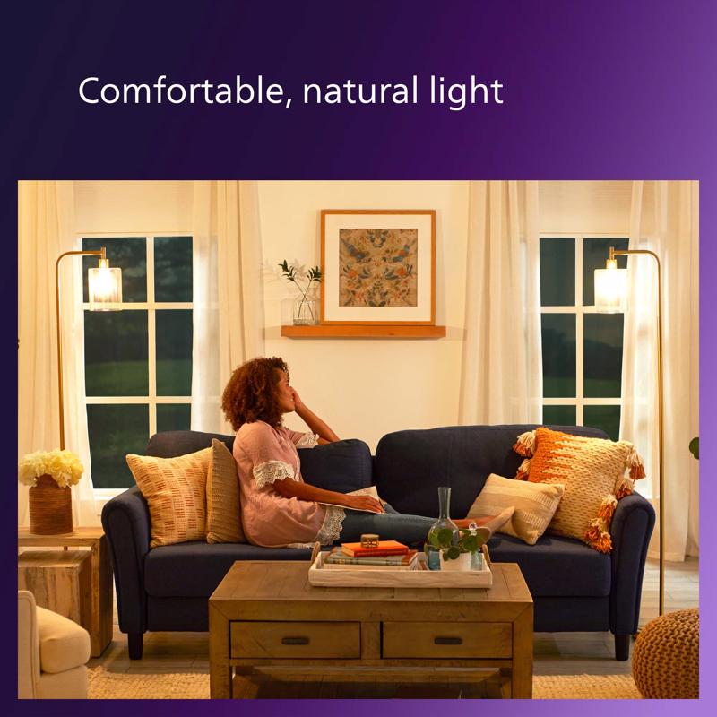 Philips A19 E26 (Medium) LED Bulb Soft White 60 Watt Equivalence 2 pk