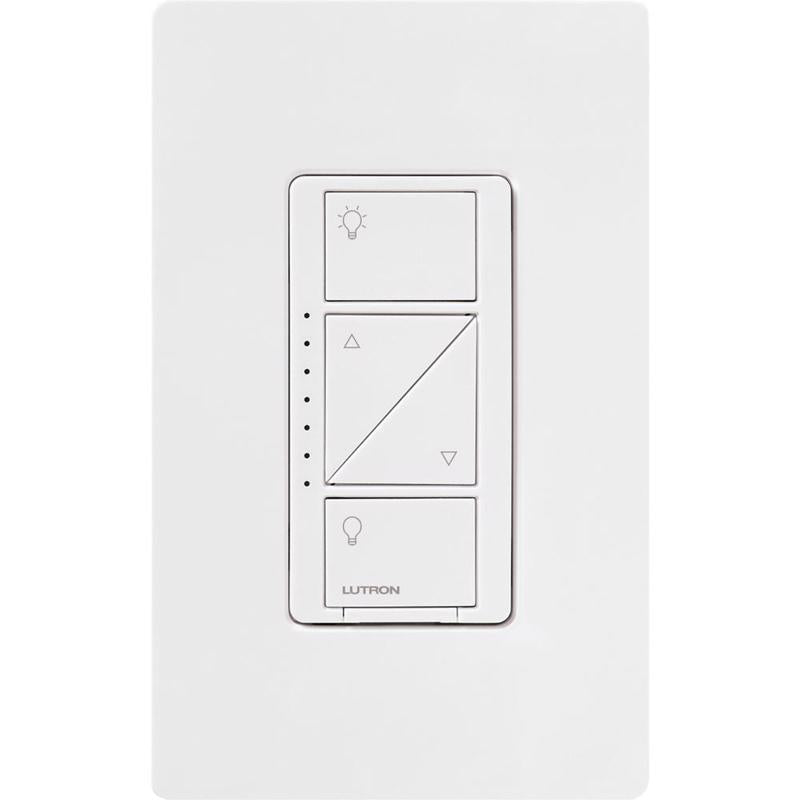 Lutron Caseta White 150 W Touch Smart-Enabled Dimmer Switch 1 pk