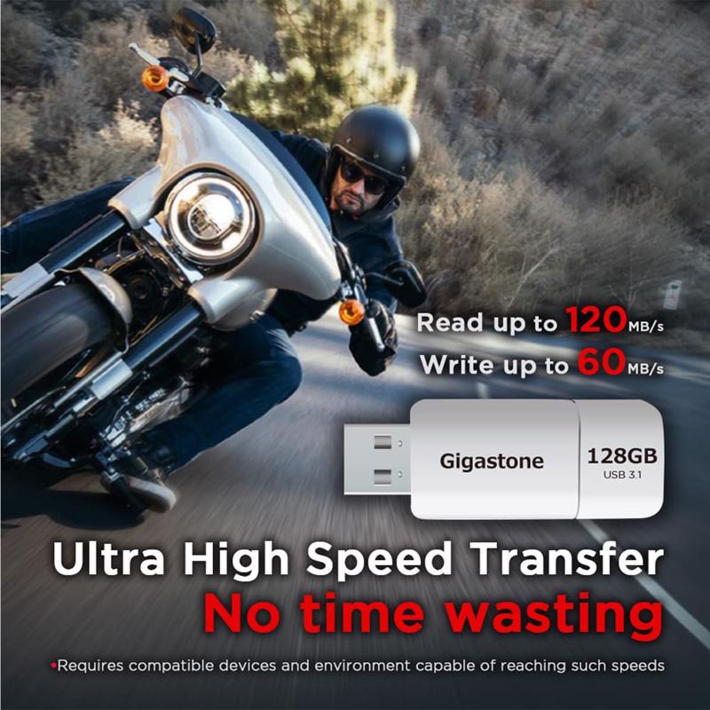 Gigastone Flash Drive 128 GB 1 pk