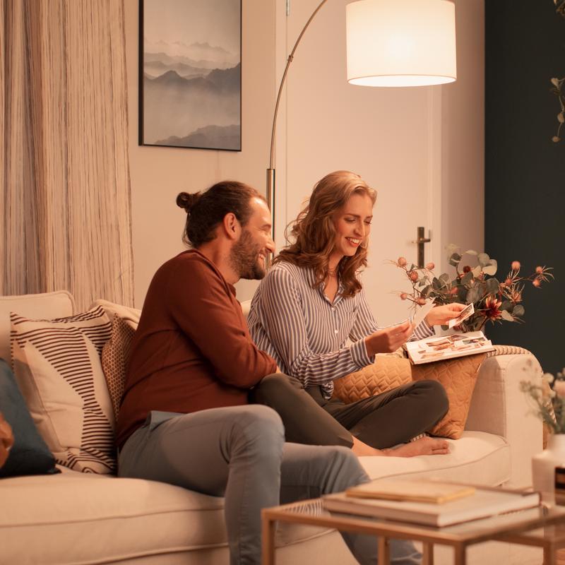 Philips A15 E26 (Medium) LED Bulb Soft White 60 Watt Equivalence 2 pk