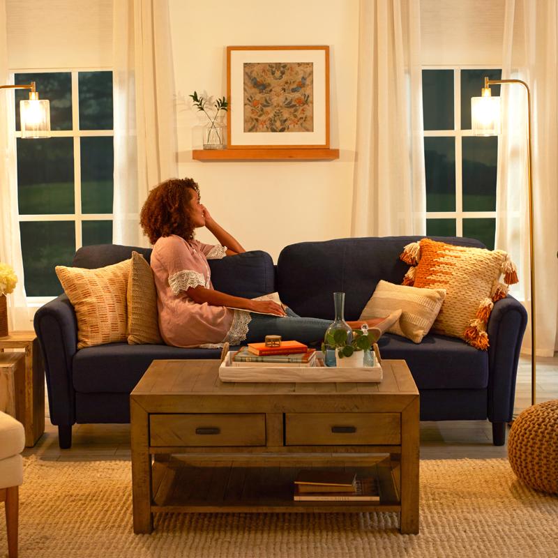 Philips A15 E26 (Medium) LED Bulb Soft White 60 Watt Equivalence 2 pk