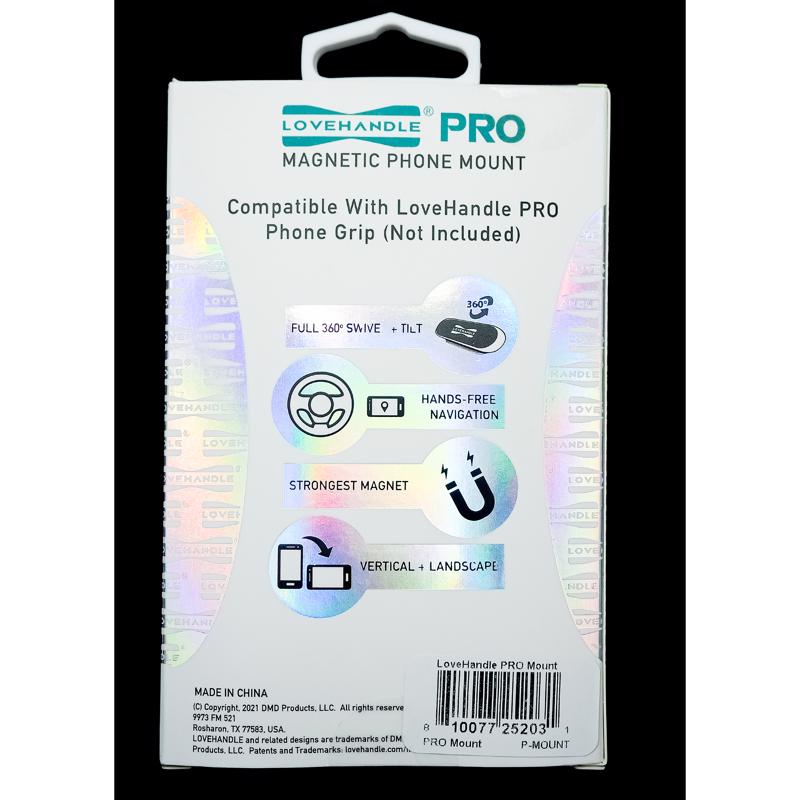 LoveHandle Black/Silver Magnetic Cell Phone Car Mount For All Mobile Devices