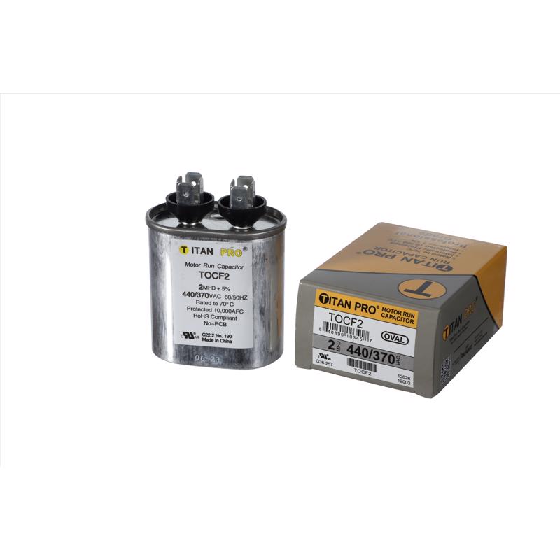 Titan Pro 2 MFD 440 V Oval Run Capacitor