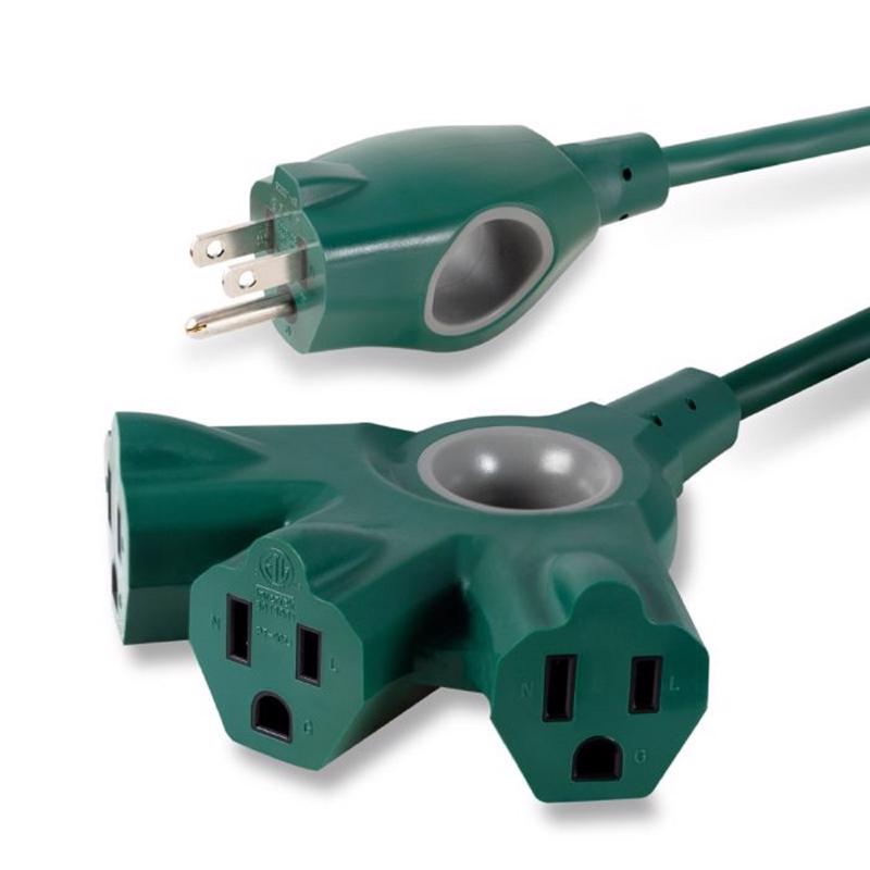 EXTNSN CORD GRND GN 25'