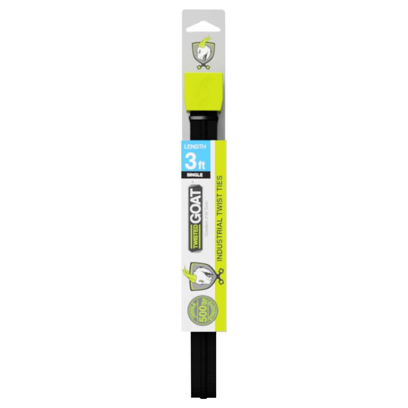 TWIST TIES BLK 36" 1PK
