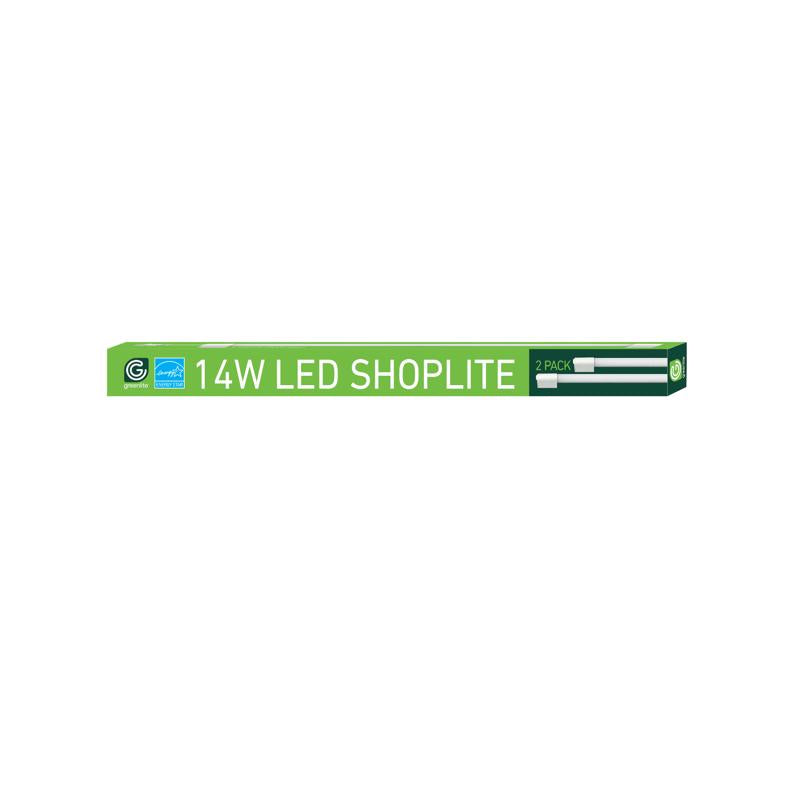 Greenlite 30 in. 2-Light pk 14 W LED Shop Light