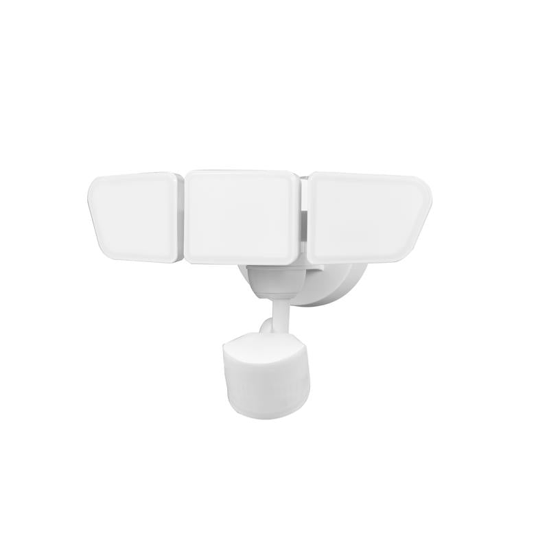 Globe Electric Motion-Sensing Hardwired LED White Security Light
