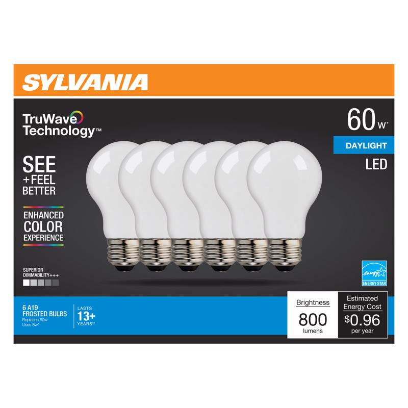 TW LED A19 DL 60W 6PK
