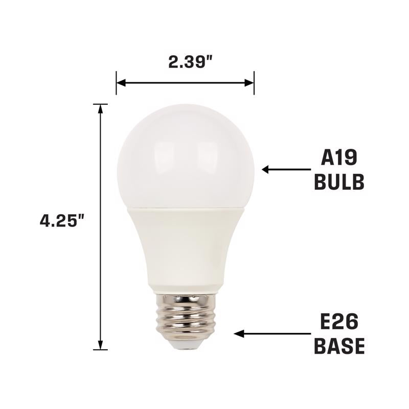 Westinghouse A19 E26 (Medium) LED Bulb Warm White 100 Watt Equivalence 1 pk