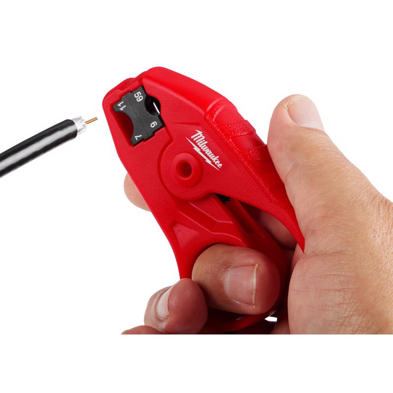 Milwaukee 3.74 in. L Coax Cable Stripper