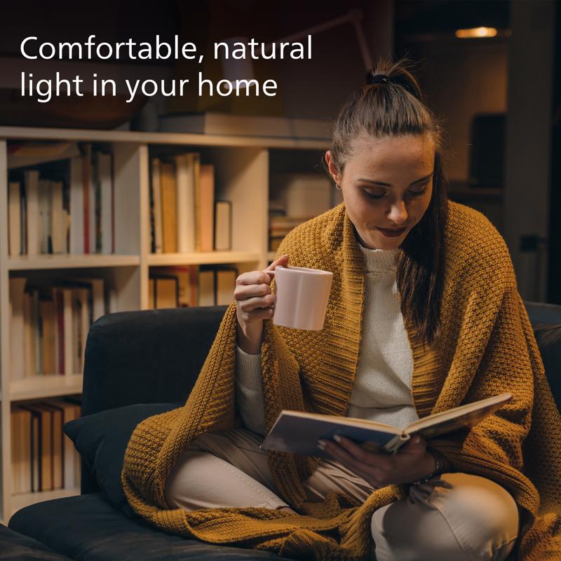 Philips A19 E26 (Medium) Filament LED Bulb Soft White 100 Watt Equivalence 2 pk