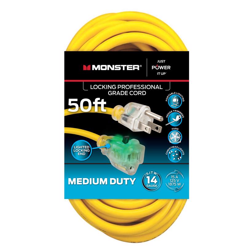 EXTNS CORD 14/3 SJTW 50'