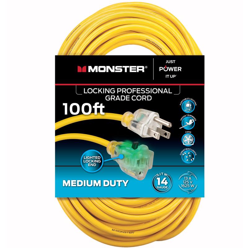 EXTNS CORD 14/3SJTW 100'