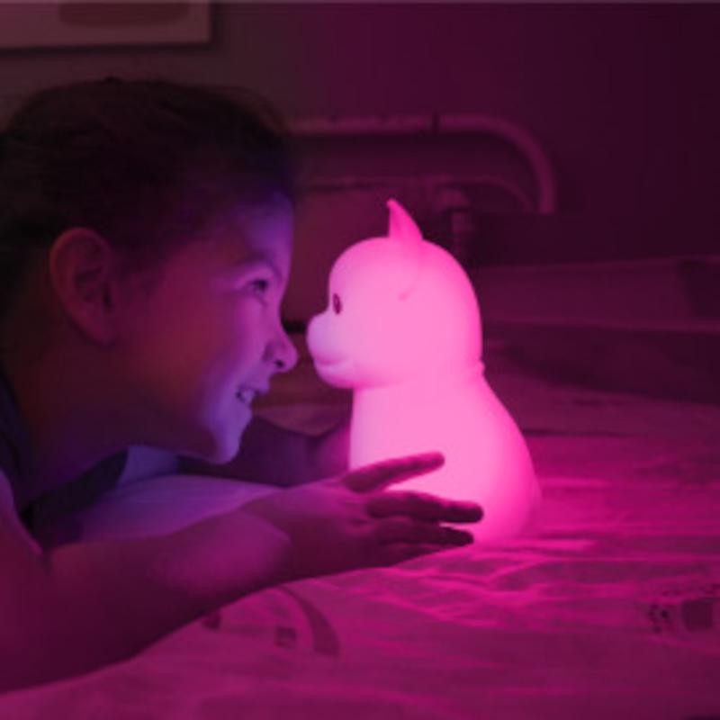 Globe Electric Manual Battery Powered Bull Dog LED Night Light