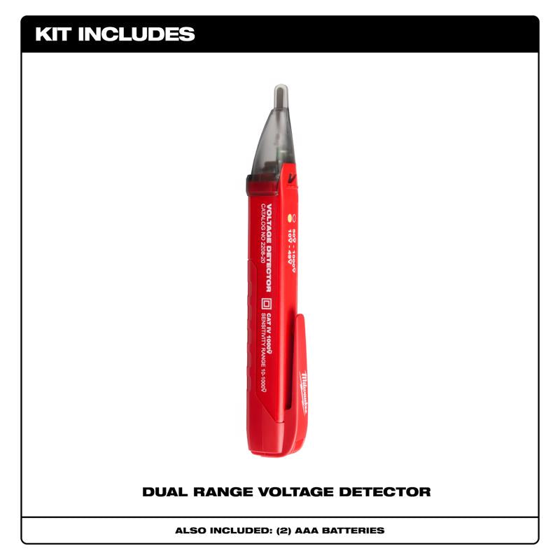 Milwaukee 50-1000 V Dual Range Voltage Tester 1 pk