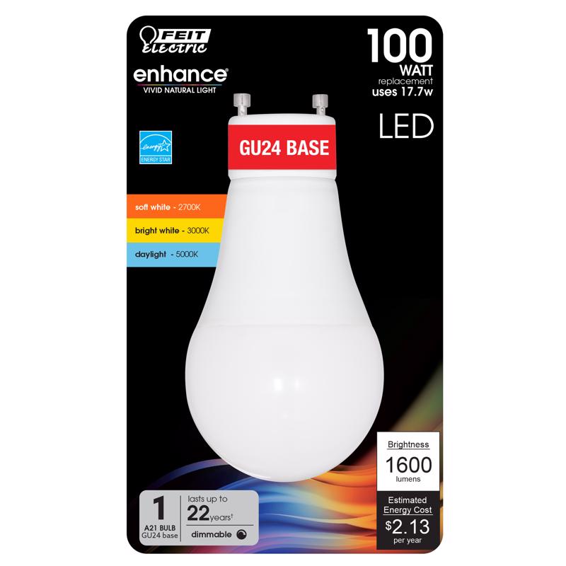 LED DIM GU24 A21 27K/3K/