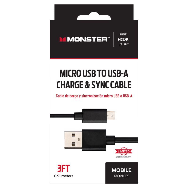 CRG/SYN CBL A/MCR USB 3'