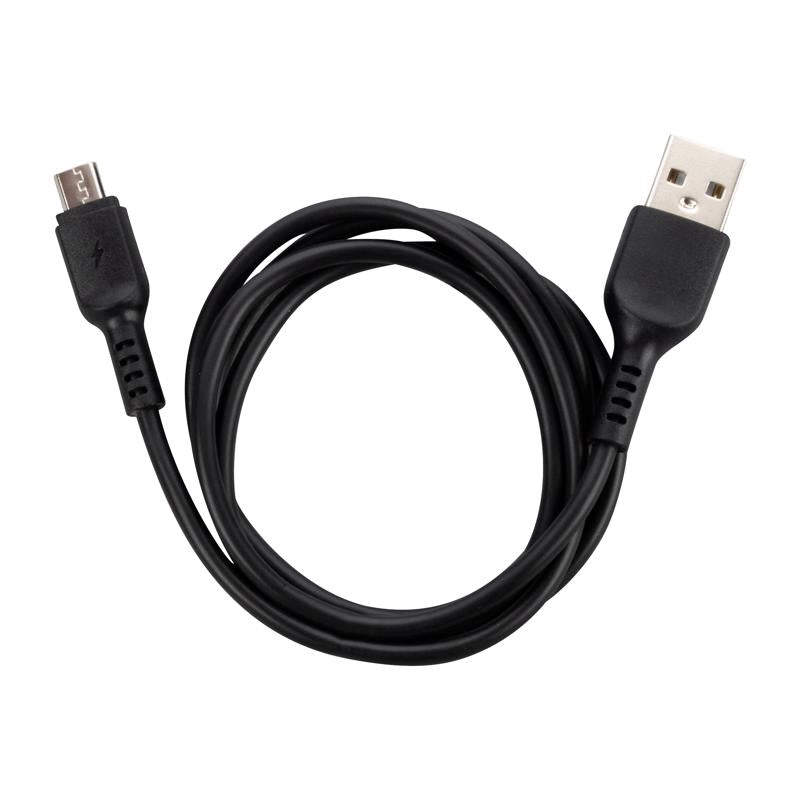 Monster Just Hook It Up USB A to Micro USB Charge and Sync Cable 6 ft. Black