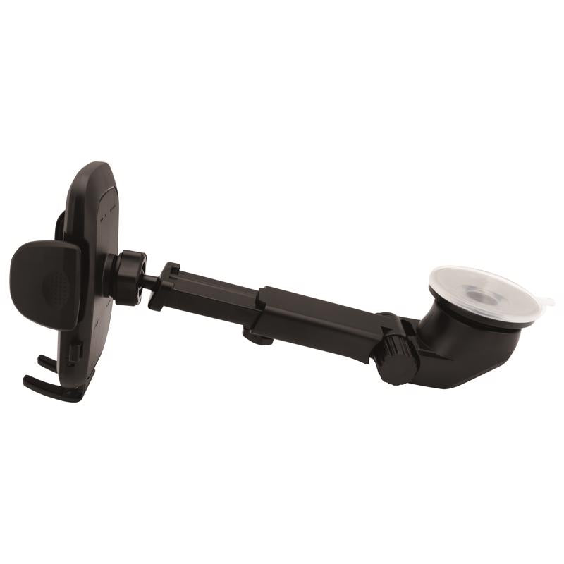 Monster Just Hook It Up Black Wireless Cell Phone Car Mount For Universal