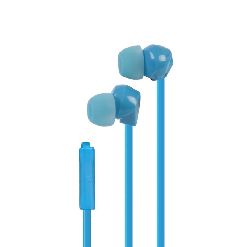 EARBUD W/MCRPHN BLU
