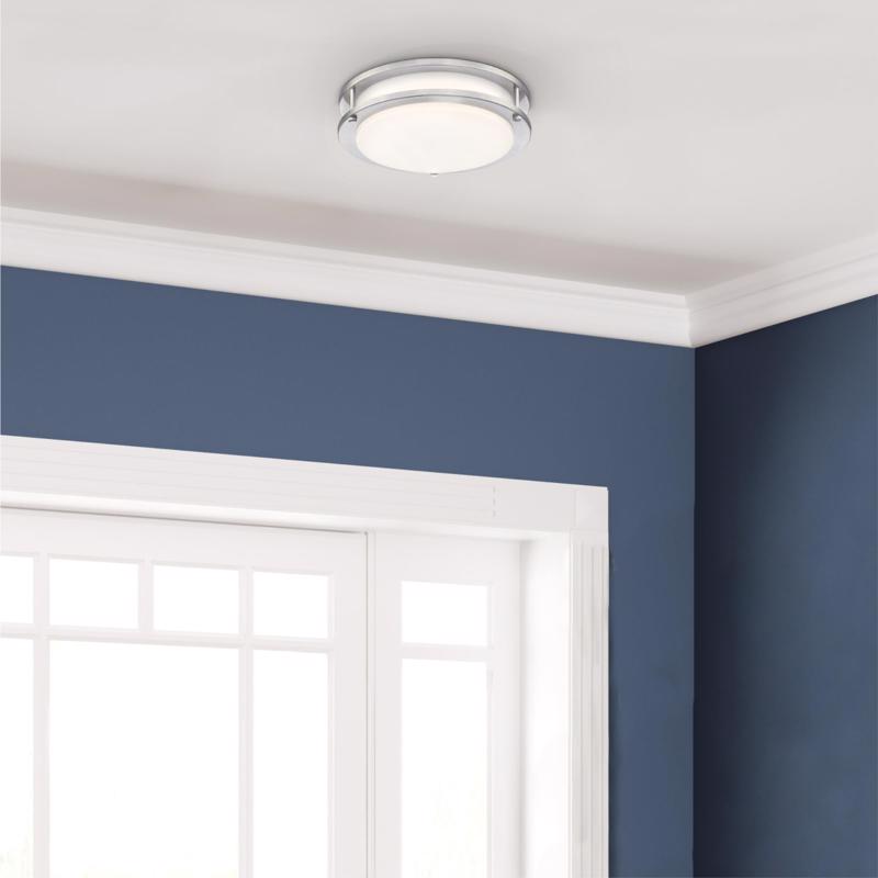 Westinghouse Lauderdale 3.5 in. H X 11 in. W X 11 in. L Brushed Nickel Silver Ceiling Fixture