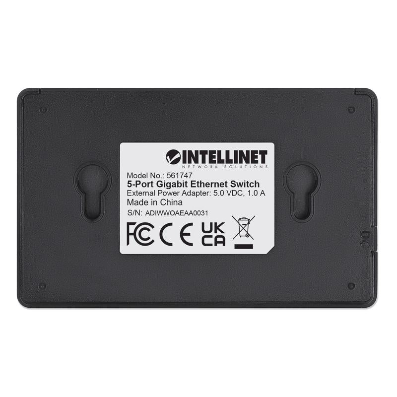 Intellinet Category 5E Gigabit Ethernet Switch-5 Port