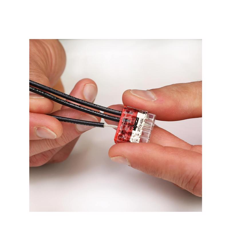 Wago 4 Port Push-In Wire Connector 10 pk