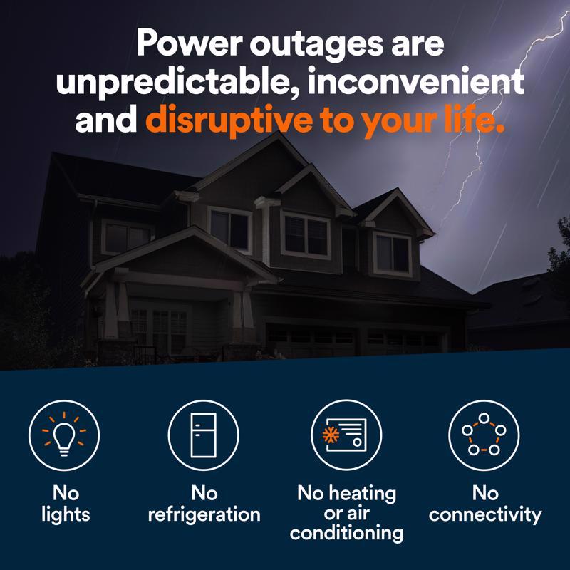 Generac 26000 kW Home Standby Generator Includes 200 amp ats