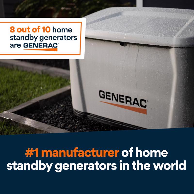Generac 26000 kW Home Standby Generator Includes 200 amp ats