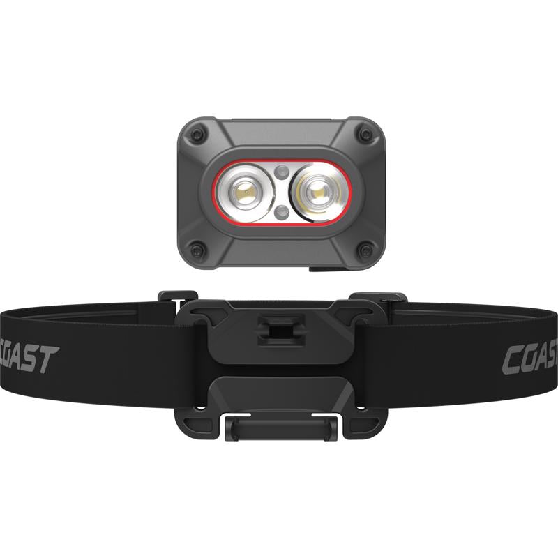 Coast 1000 lm Black/Gray LED Head Lamp