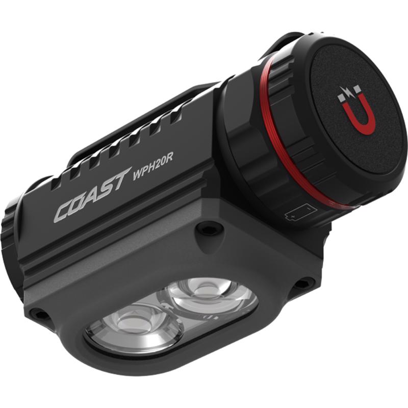 Coast WPH20R 2000 lm Black/Gray LED Head Lamp