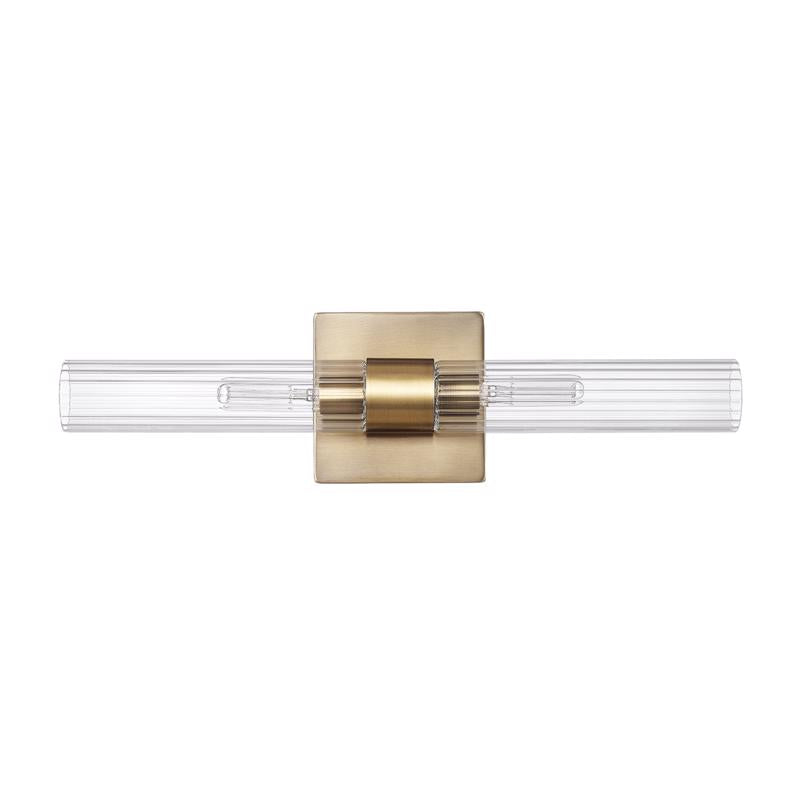 Globe Electric Brushed Brass Bronze 2 lights LED Vanity Light Wall Mount