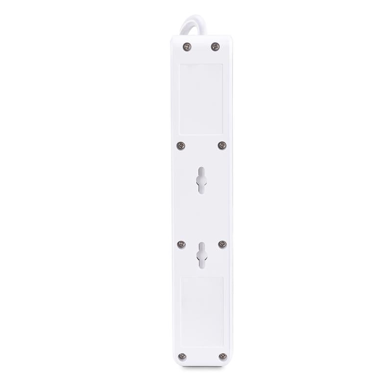 CyberPower 4 ft. L 6 outlets Surge Protector White 600 J