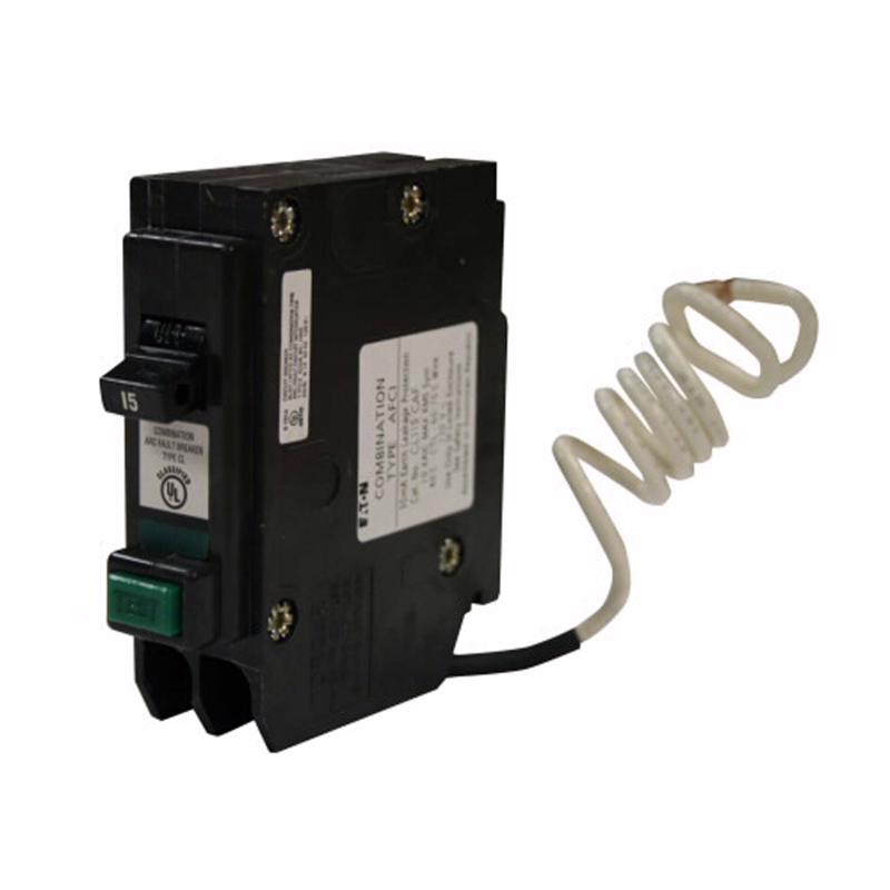 Eaton 15 amps AFCI Single Pole Circuit Breaker
