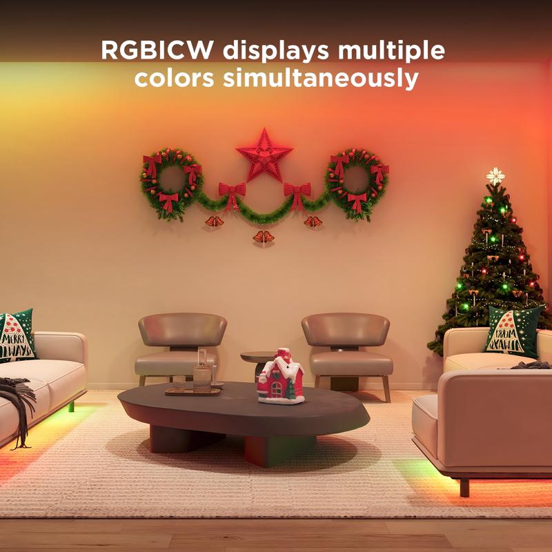 Govee 9.8 ft. L Plug-In LED Smart-Enabled Strip Light
