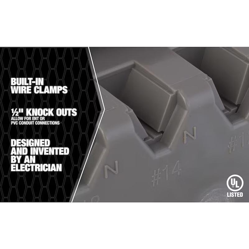 Southwire 55 cu in Rectangle Polycarbonate Box Mount