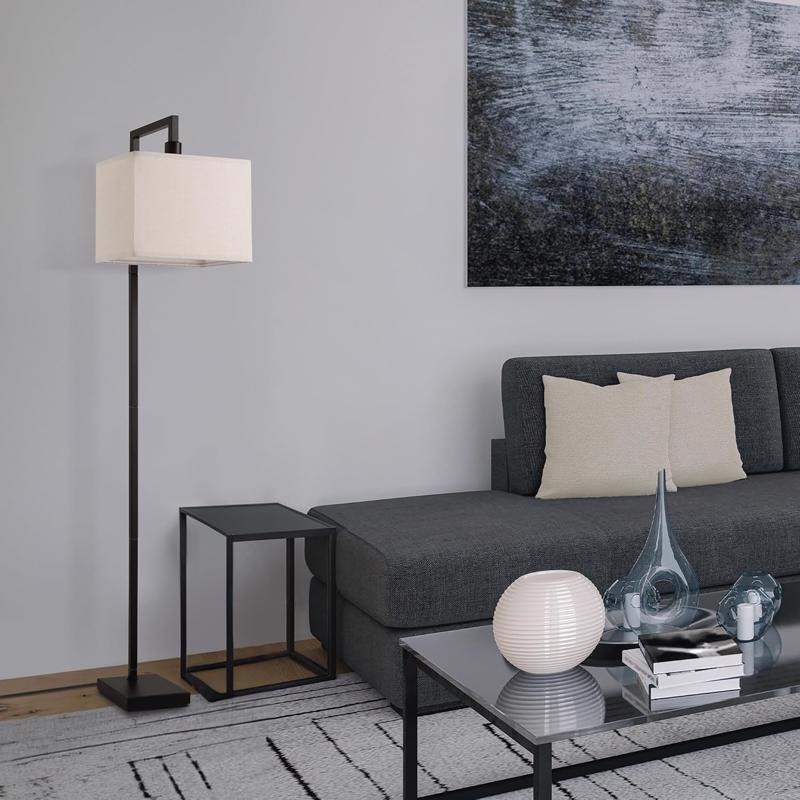 Globe Electric 60 in. Black Floor Lamp