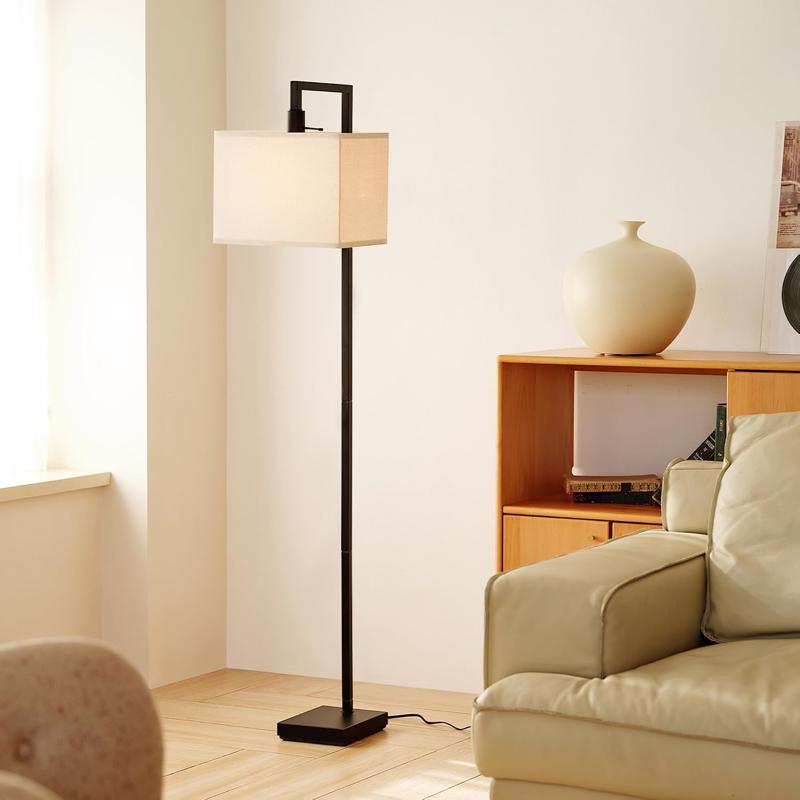 Globe Electric 60 in. Black Floor Lamp