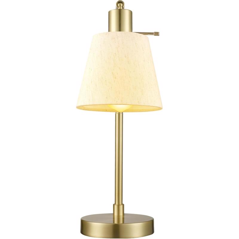 Globe Electric 16.1 in. Matte Brass Desk Lamp